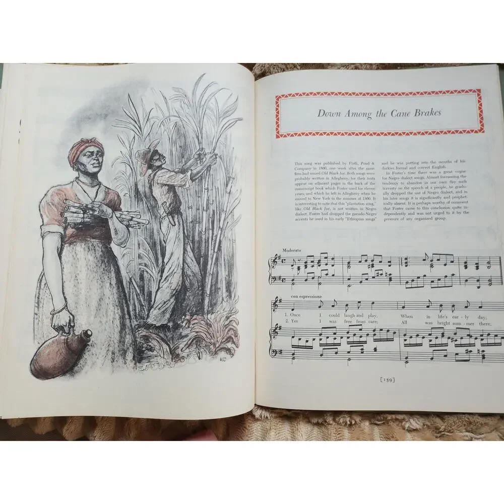 1947, Treasure of Stephen Foster, antique music book